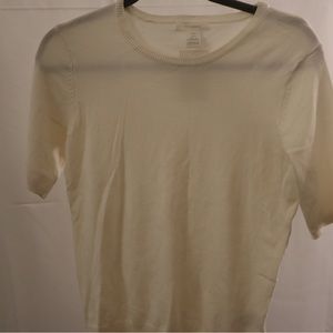 Cream h&m basic top